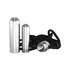 Inhalador para Popper de Acero Inoxidable con Hilo